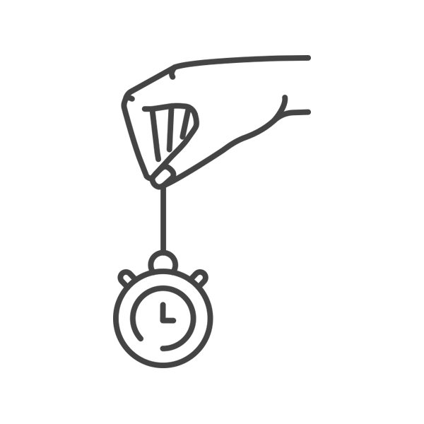 Hand mit Uhr